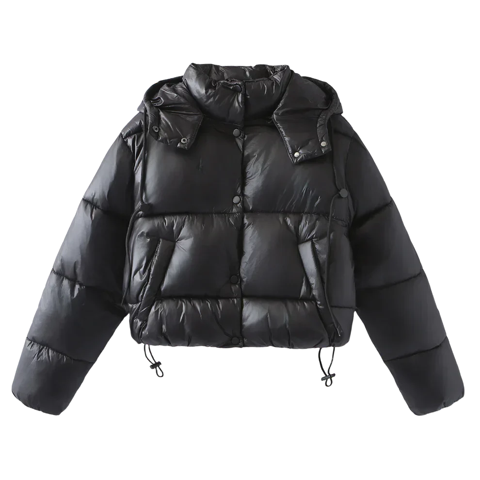 BLACK PUFFER OVERSIZED