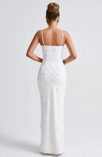 Mina - Appliqué Maxi Dress